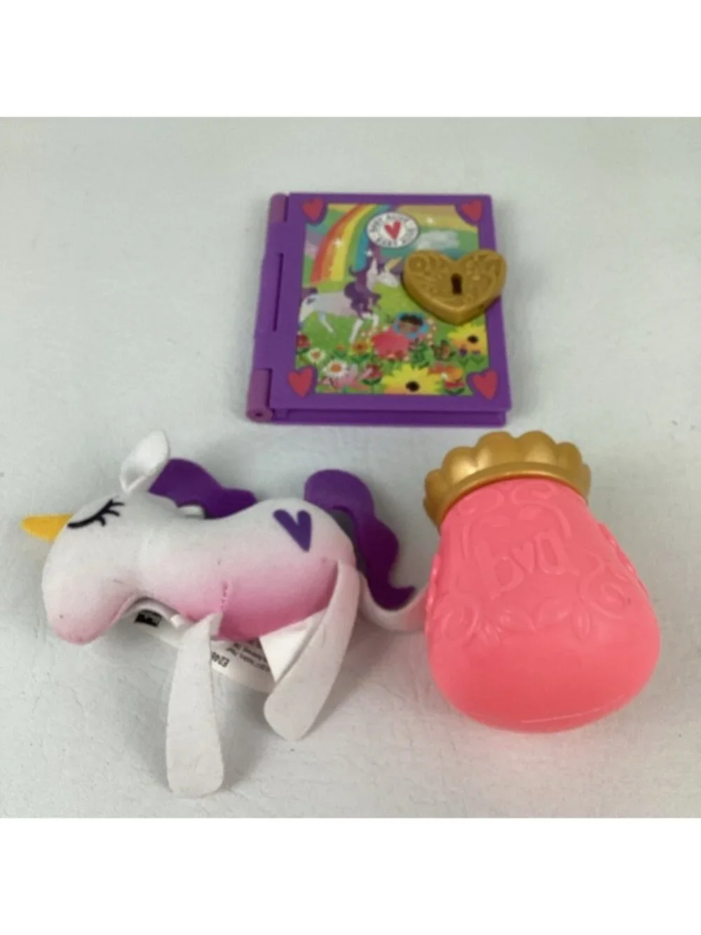 Baby Alive Once Upon A Baby Forest Replacement Book Bottle Unicorn Plush Toy Lot